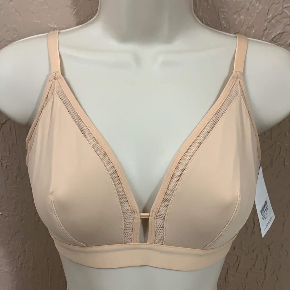 NWT Lively The Mesh Busty Bralette Toasted Almond - Picture 11 of 15